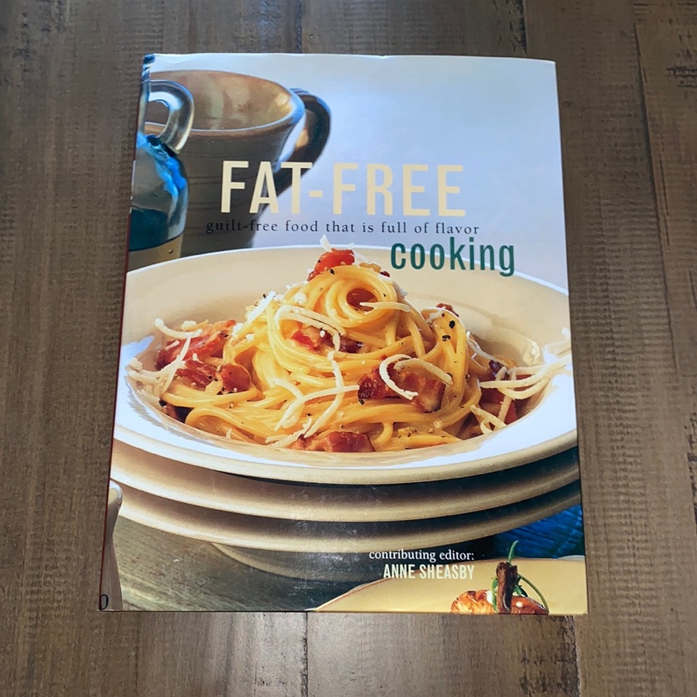 Fat-free cooking recipe book guilt free food that is full of flavor new!